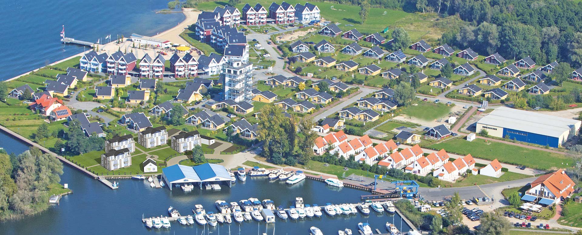 Immobilien direkt am Wasser - Hafendorf Müritz